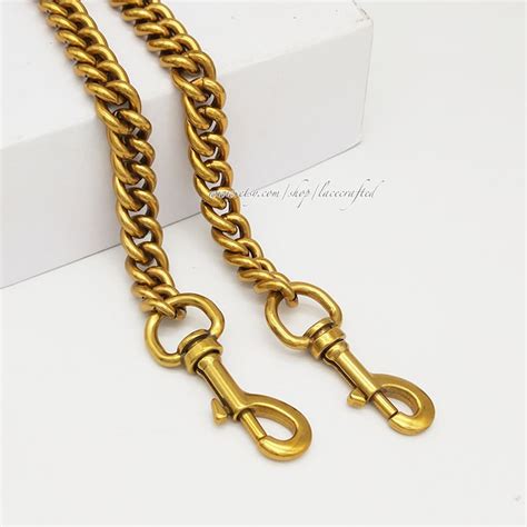 gucci gold chain strap|gucci replacement straps for handbags.